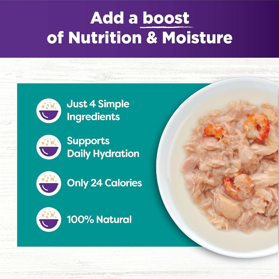 Wellness Bowl Boosters Shreds with Broth Wet Cat Food Topper
