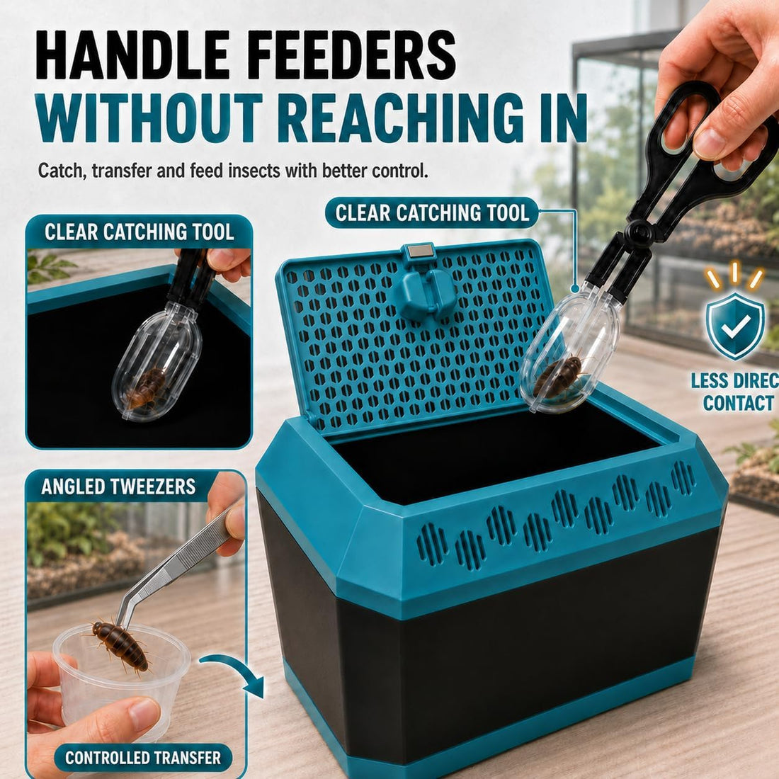 Cricket Keeper for Reptiles, Dubia Roach Enclosure
