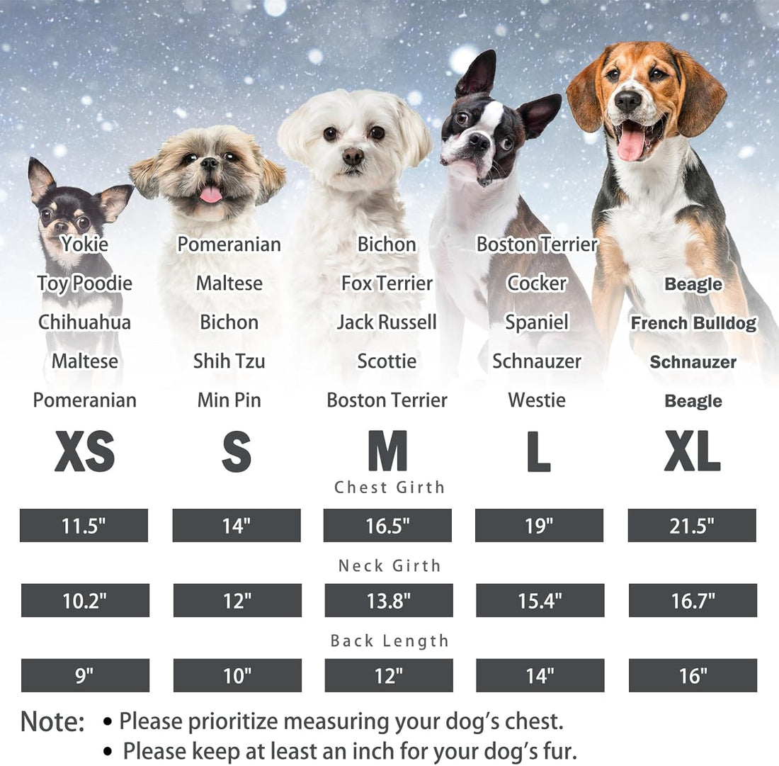 SCENEREAL Winter Dog Vest Coat with Harness Built in
