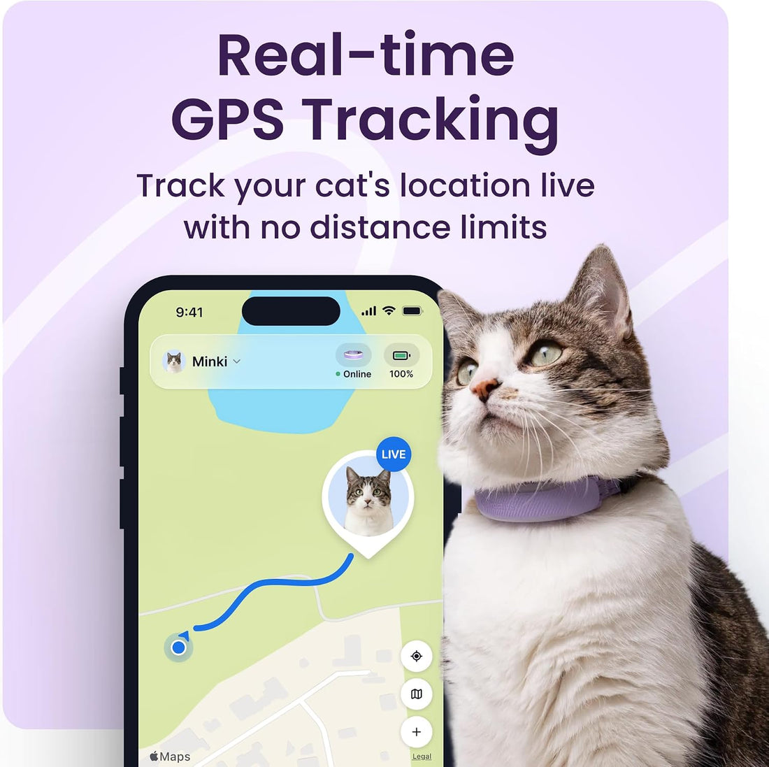 Tractive Smart Cat GPS Tracker Collar