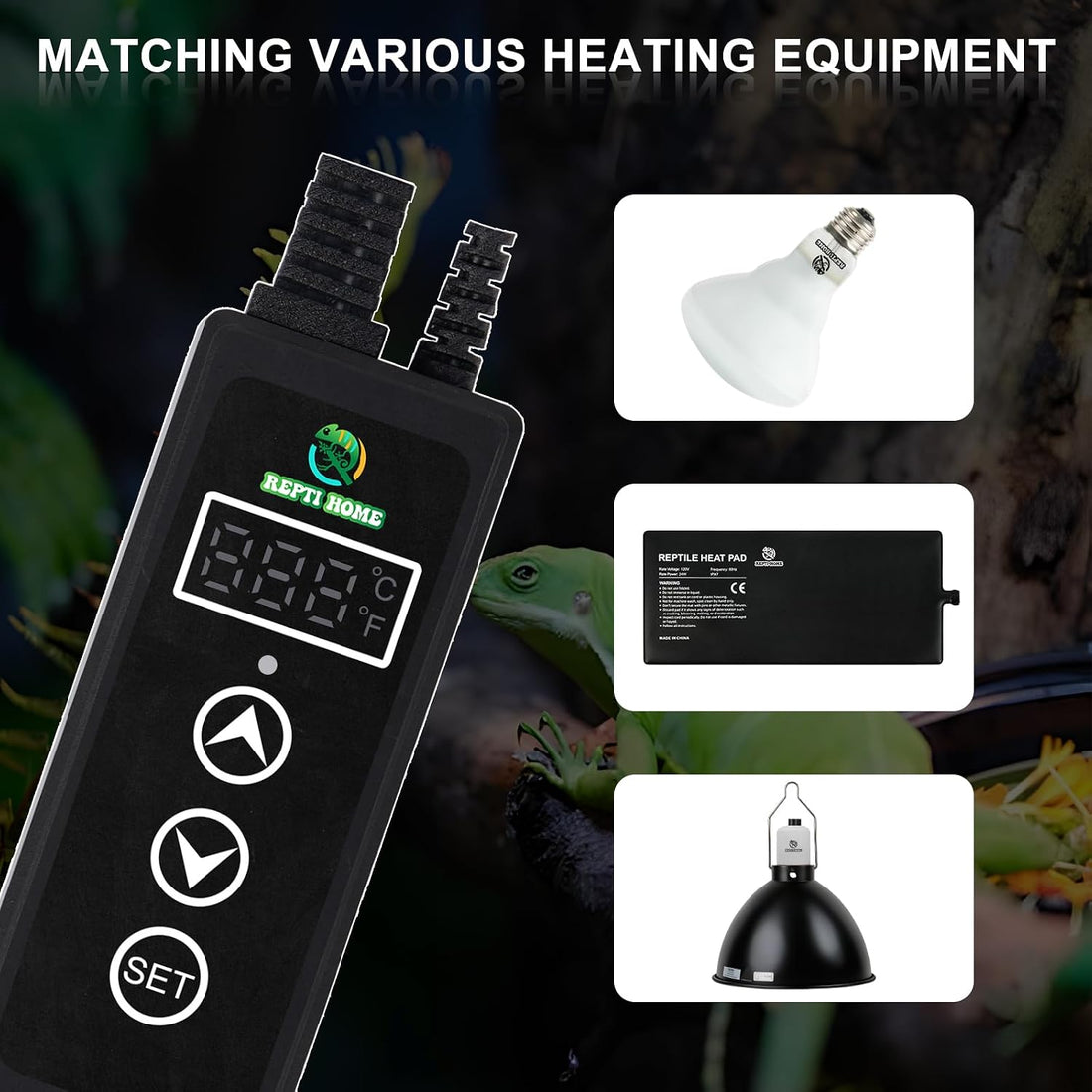 Reptile Dimming Thermostat, PID Thermostats for Reptile Tanks