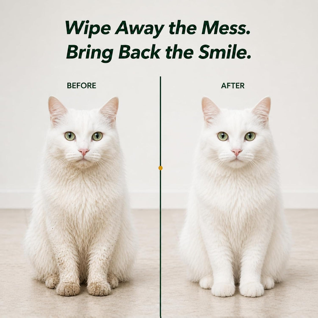 Hypoallergenic Dog & Cat Bathing Glove Wipes, 10 ct