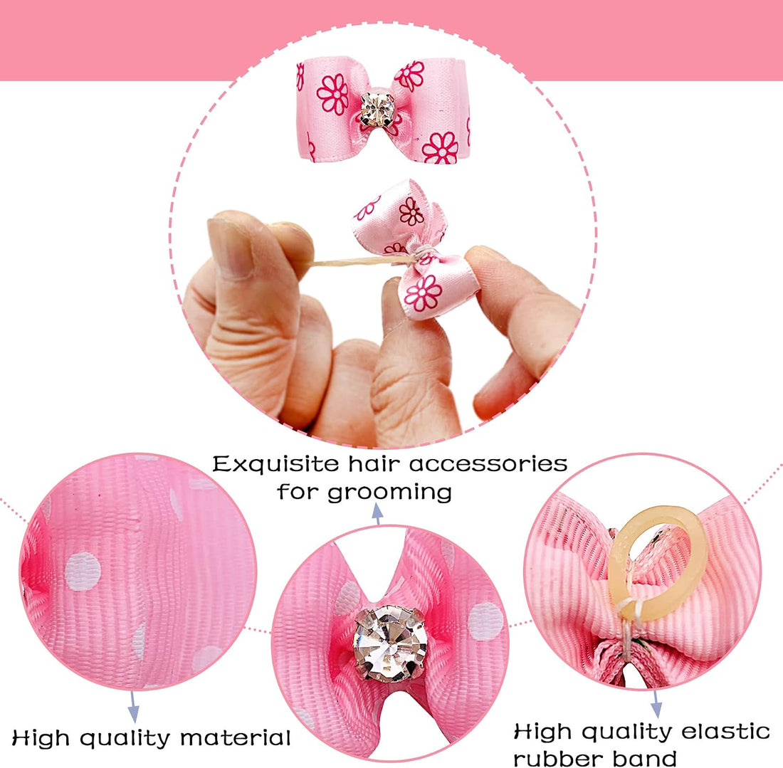 PET SHOW Mixed Styles Pet Cat Puppy Topknot Small Dog Hair Bows