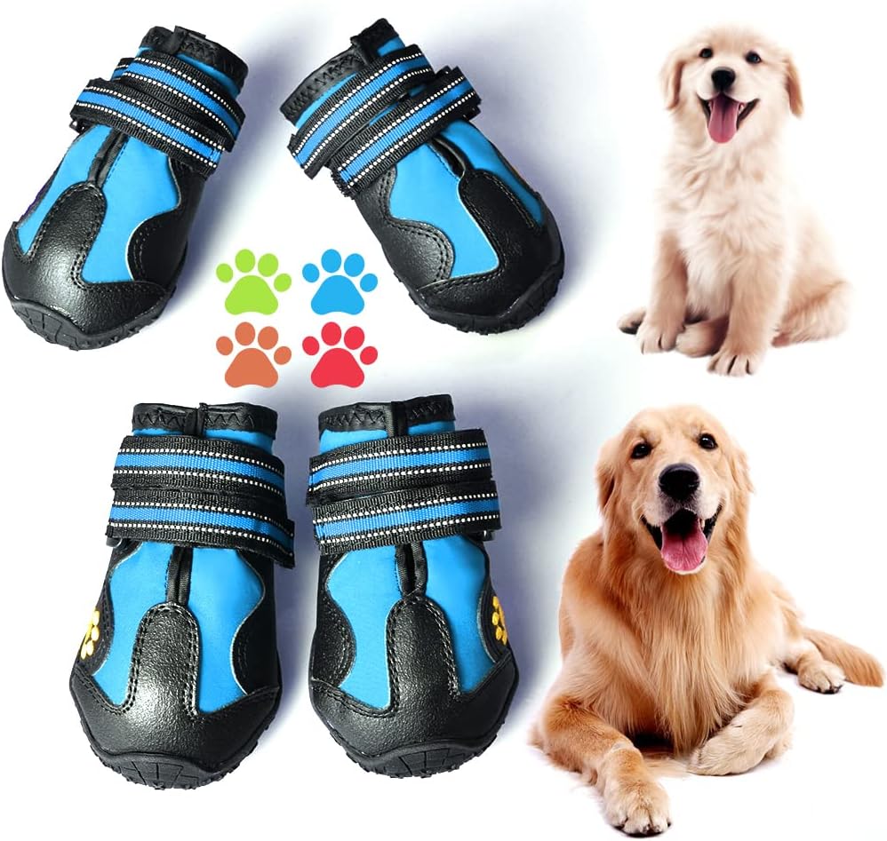 CovertSafe& Dog Boots & Paw Protectors Non-Slip Waterproof