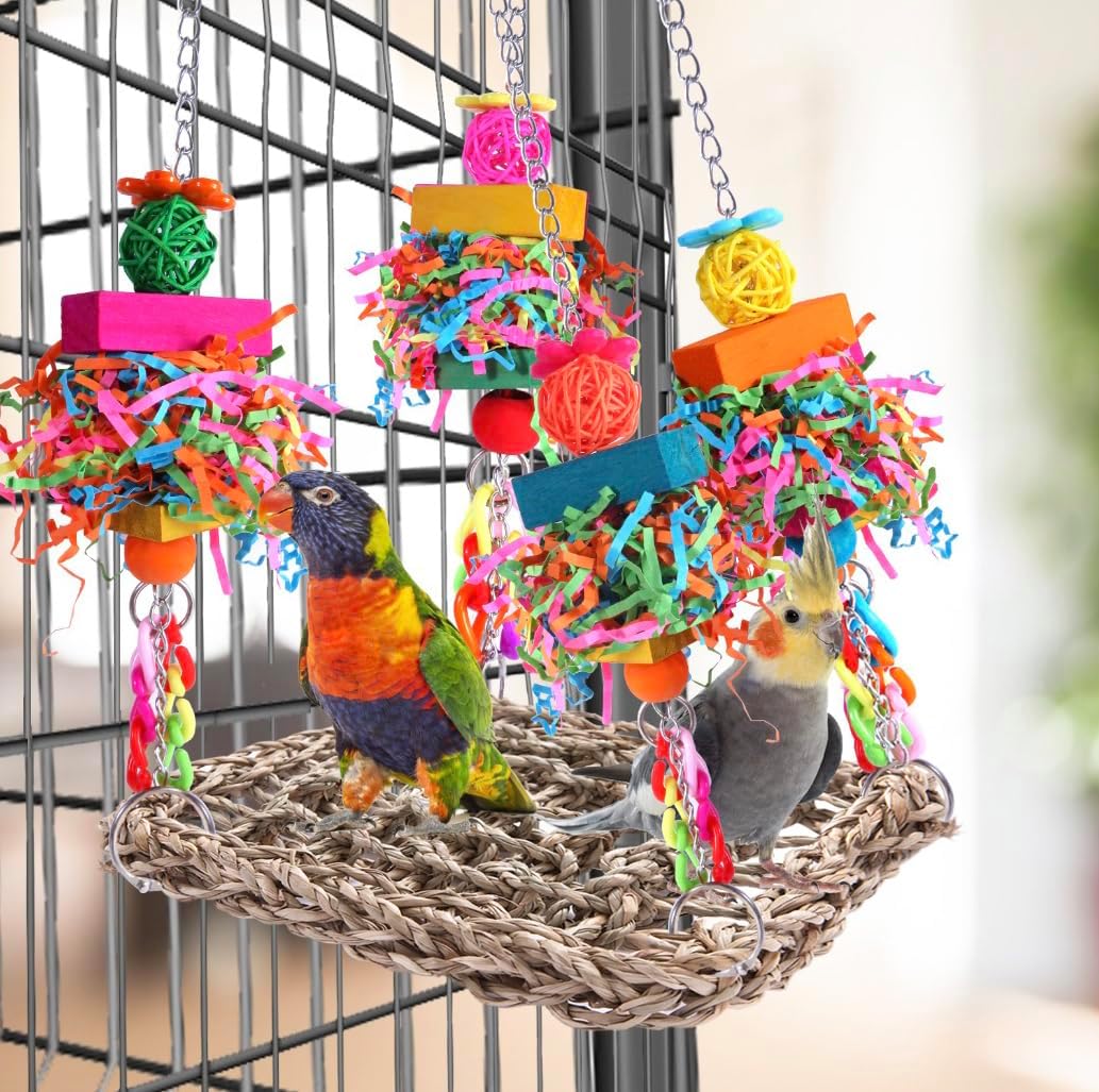 Parakeet Toys Bird Toys Conure Toys Birdcage Stands Bird Foraging