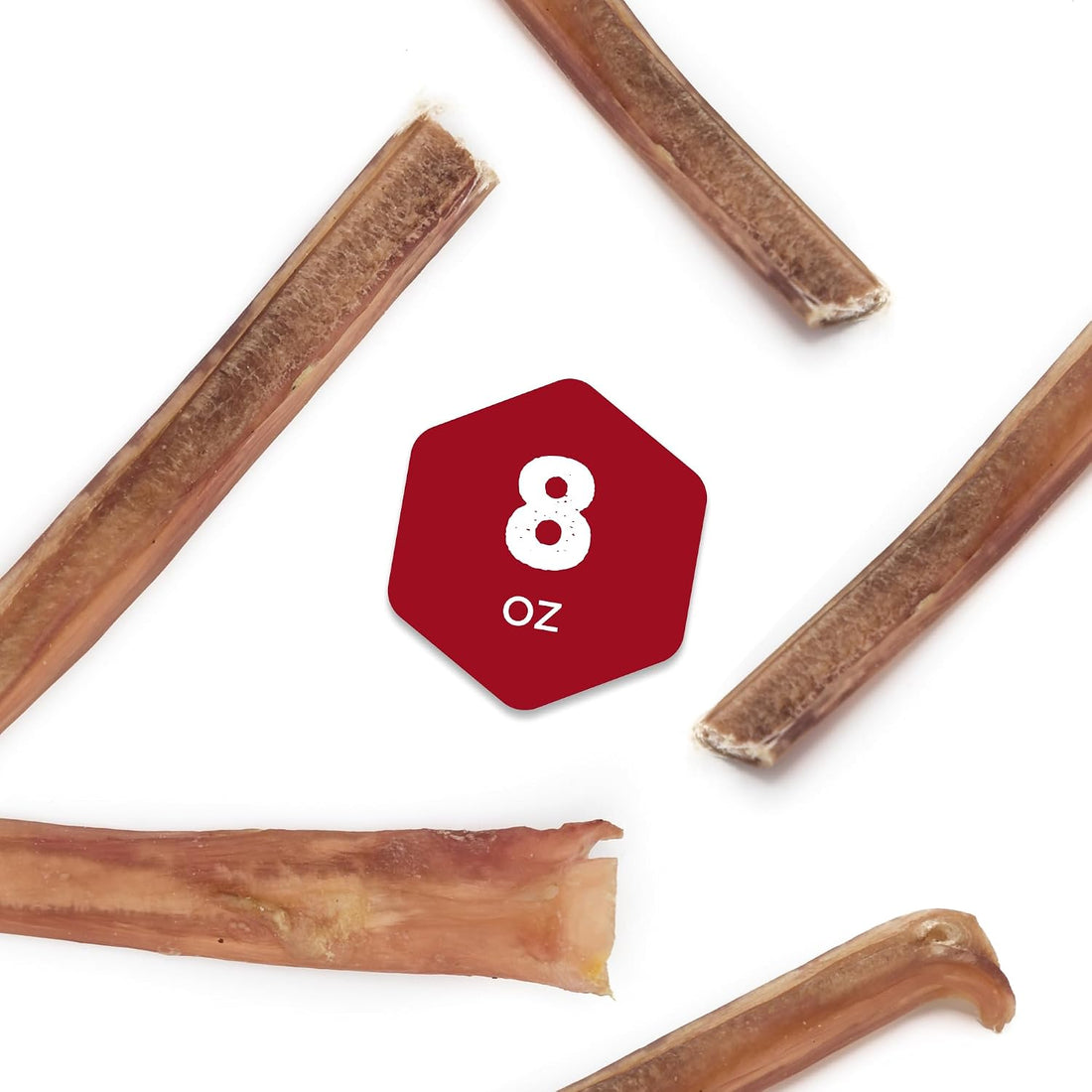 Best Bully Sticks 4 Inch Bully Sticks - 8 oz - Natural Grass-Fed
