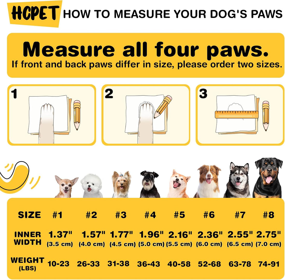 Hcpet Dog Shoes for Dogs, Dog Booties for Dogs