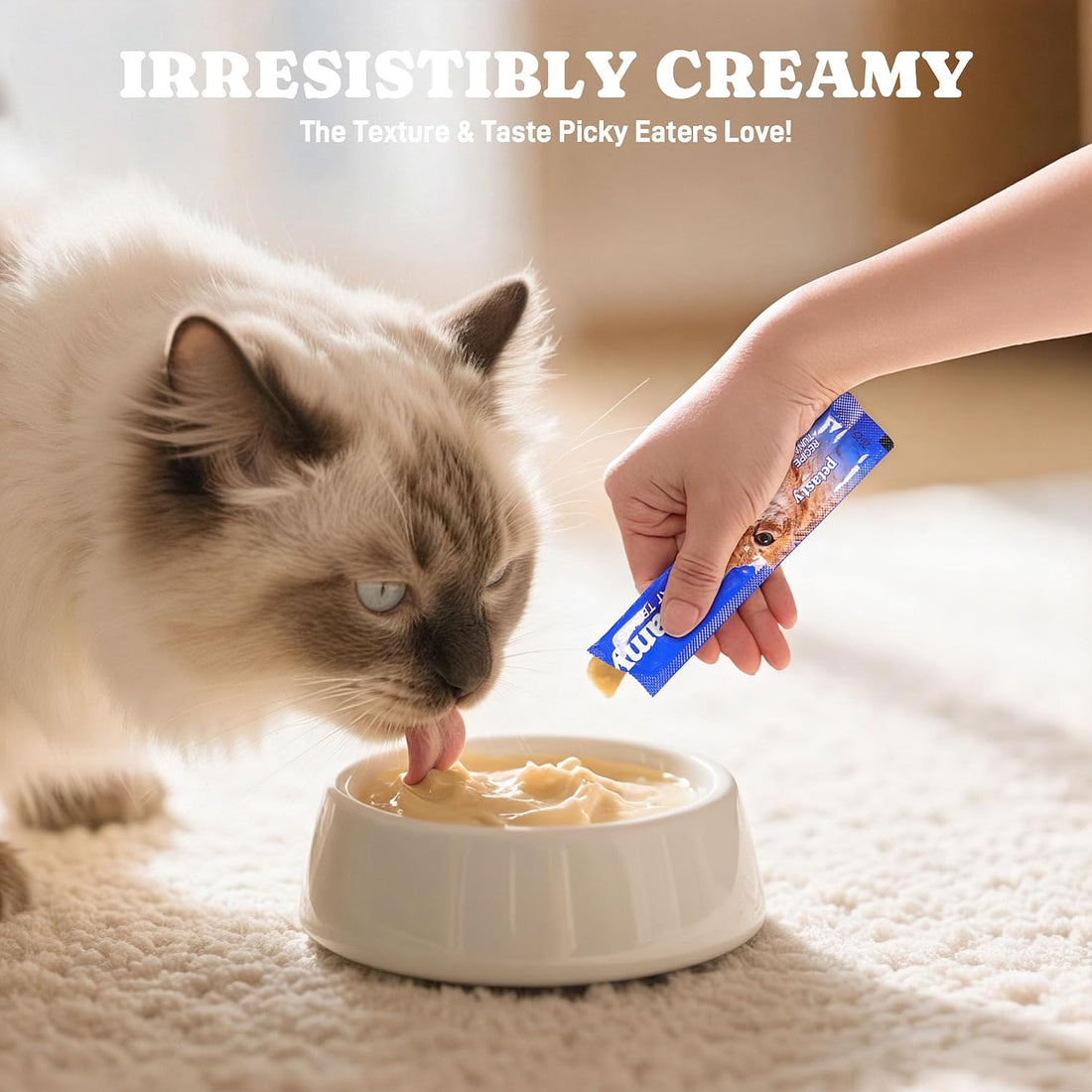 Lickable Cat Treats, Creamy Puree, Variety Pack, 20 Tubes, 0.5oz