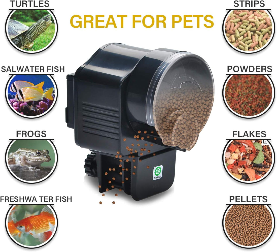 Lychee Aquarium Fish Feeder Vacation Aquarium Automatic Fish Food