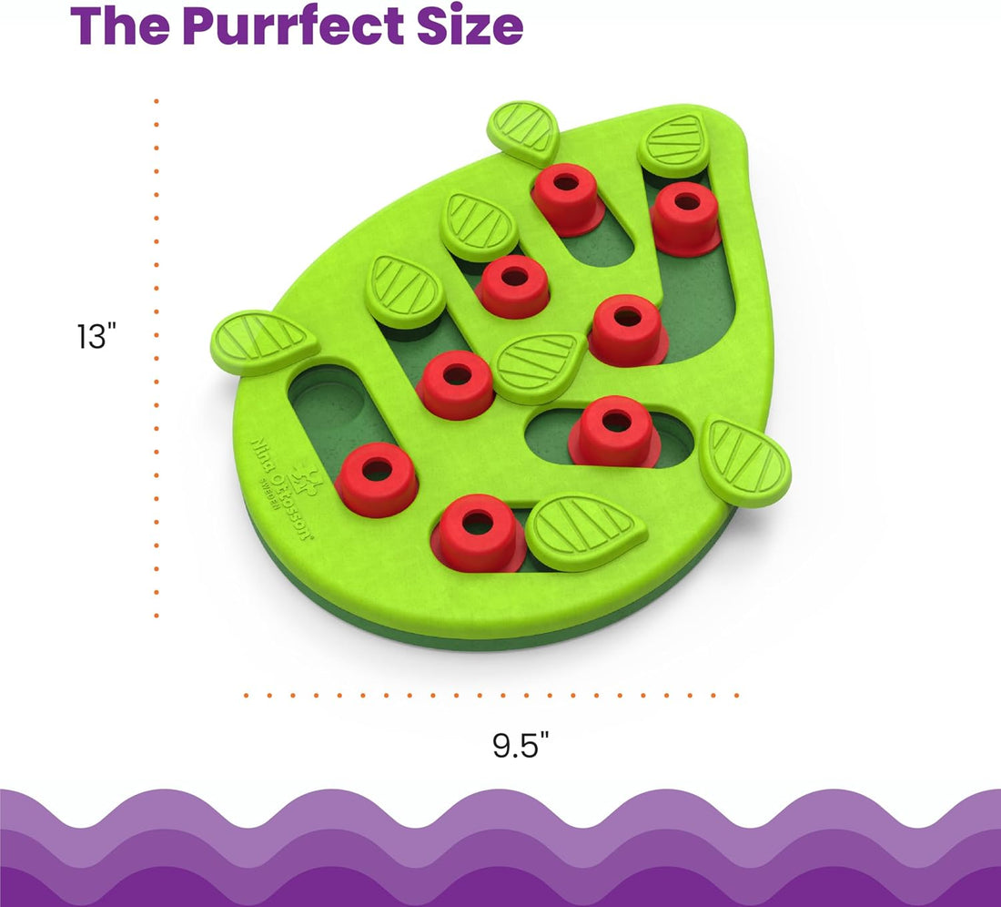 Catstages Nina Ottosson Buggin’ Out Puzzle & Play Cat Toy Treat Puzzle