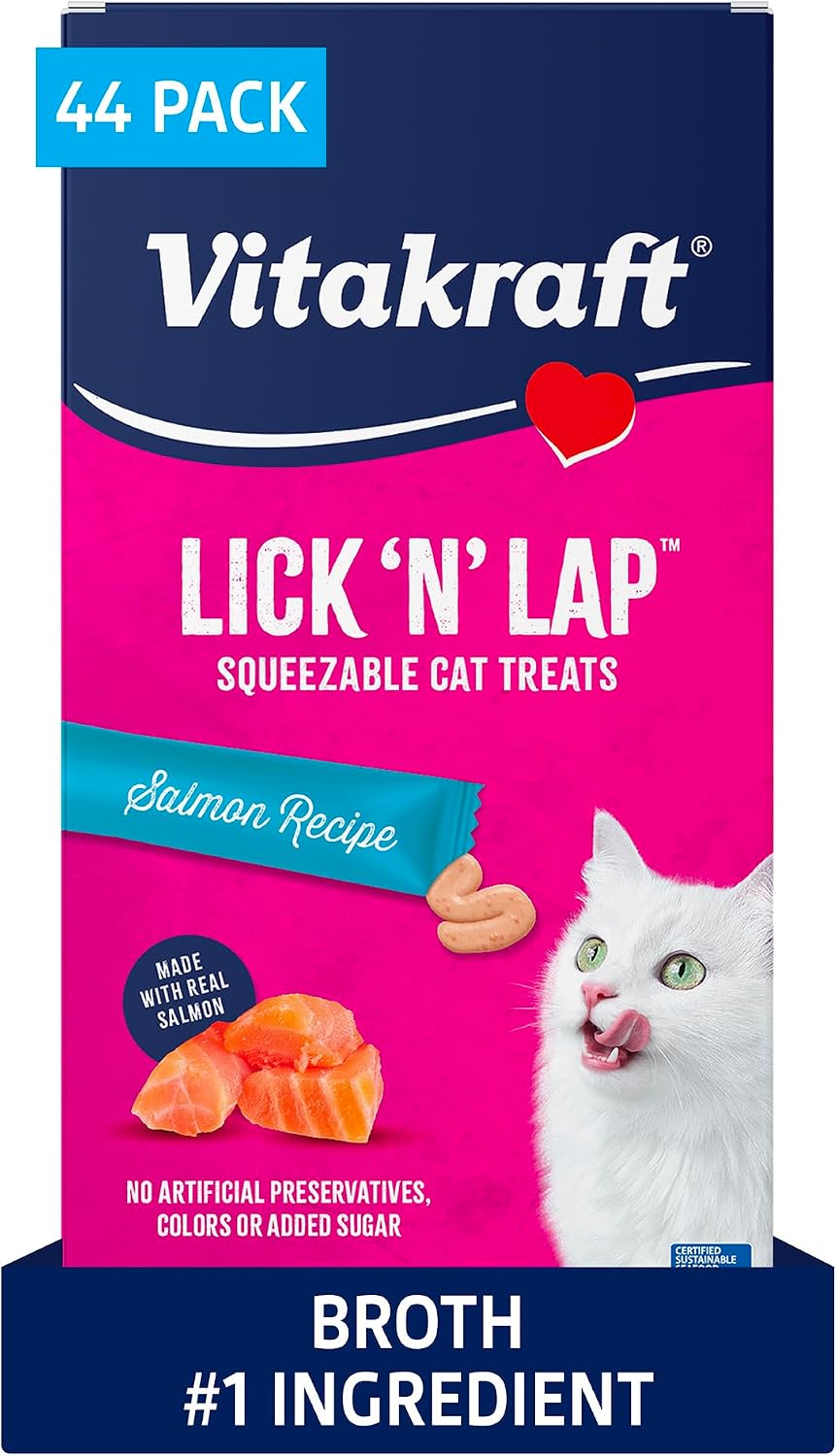 Vitakraft Lick 'N' Lap Real Chicken Squeezeable Liquid Cat Treats