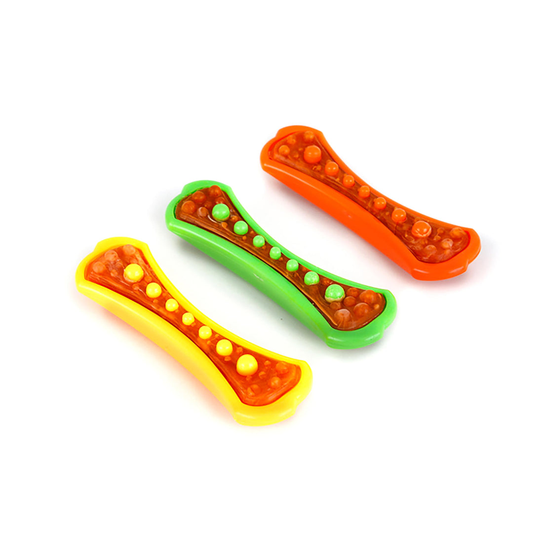 Hartz Chew 'n Clean Dental Duo Dog Treat & Chew Toy, Color Varies