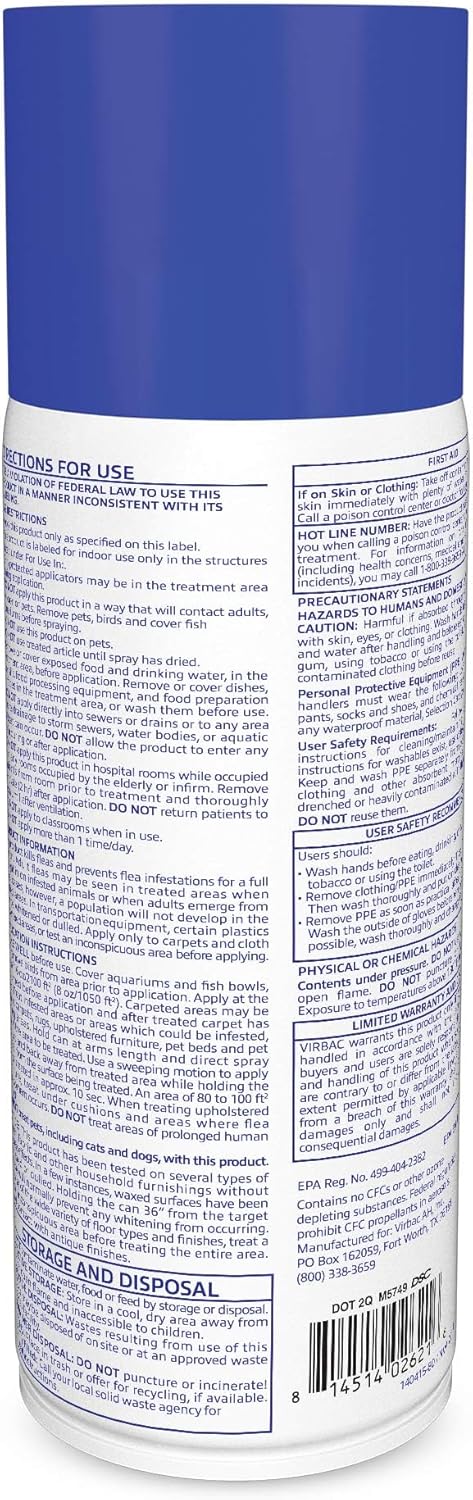 Virbac KNOCKOUT® E.S. Area Treatment Carpet Spray, Kills Fleas
