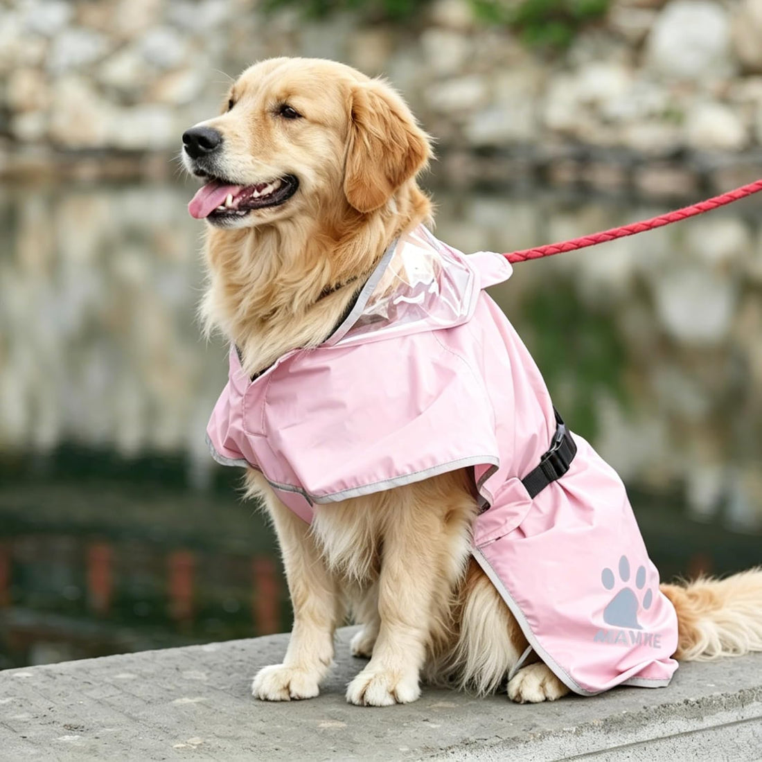 MAMORE Dog Raincoat Waterproof Rain Coats for Small Medium Large
