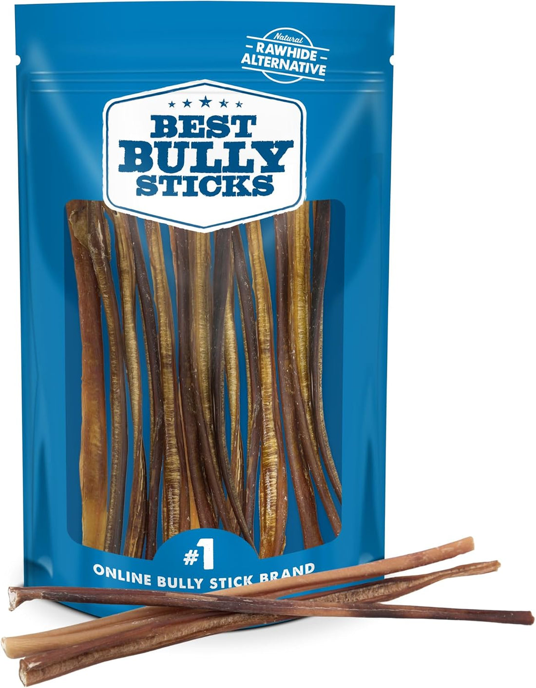 Best Bully Sticks 12 Inch Odor-Free Bully Sticks for Dogs - 12 Count