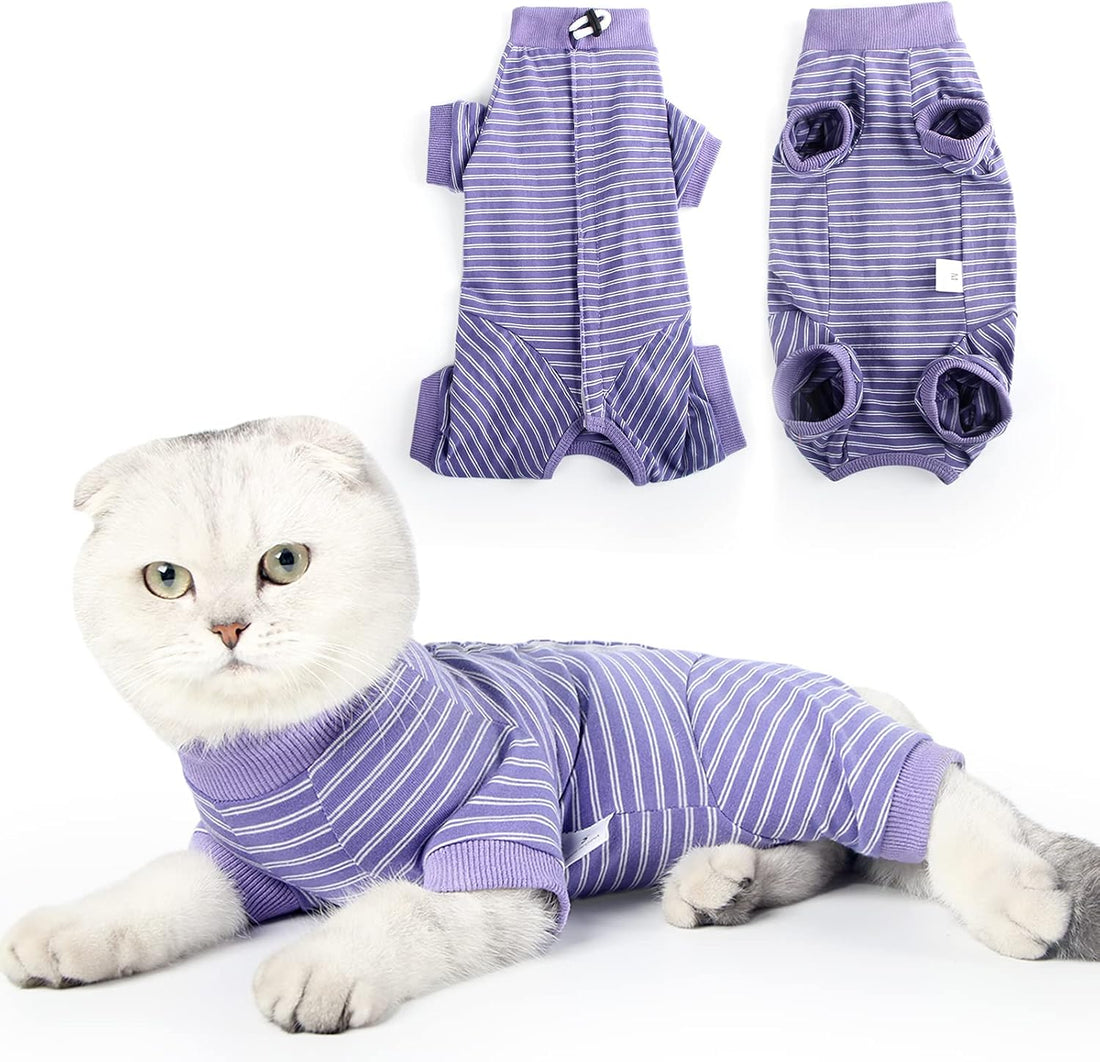LIANZIMAU Cat Surgical Recovery Suit Professional for Male Female Dog