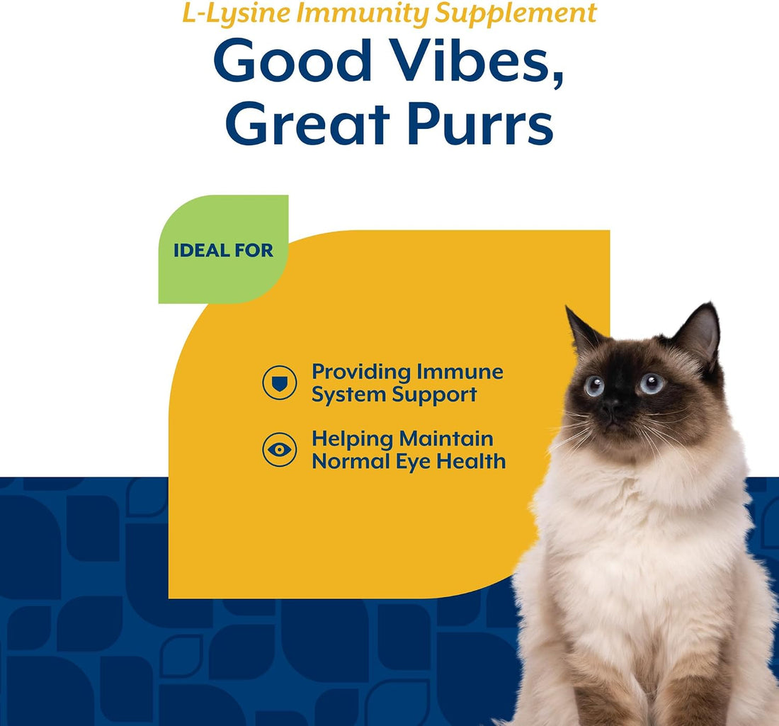 NaturVet L-Lysine Immune Support Plus Antioxidants Cat Supplement