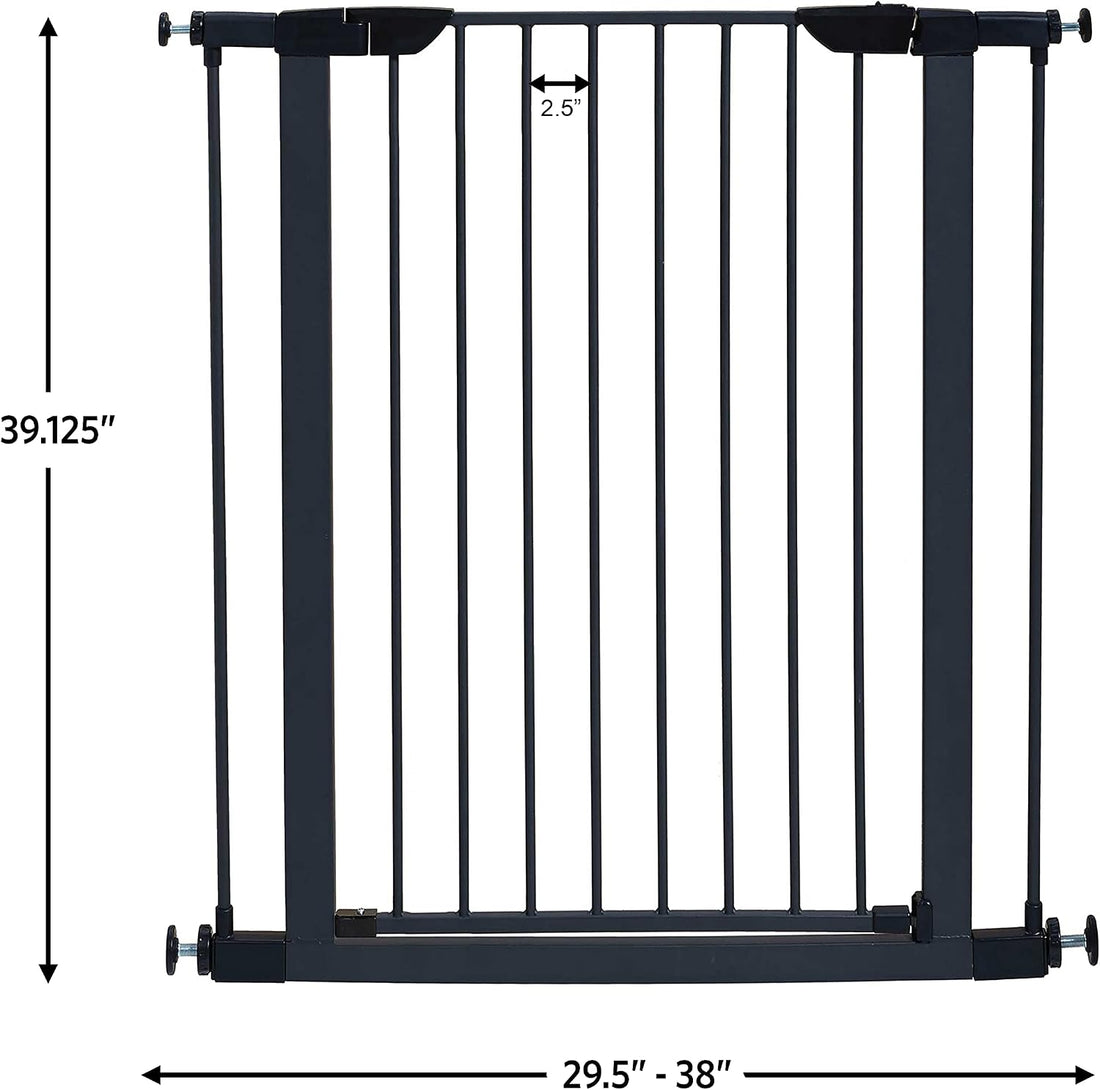 MidWest Homes for Pets 39-Inch High Walk-Thru Pressure Mounted Steel