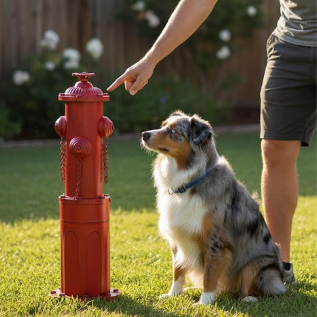 Fire Hydrant for Dogs to Pee On 22.5" Dog Fire Hydrant Pee Post