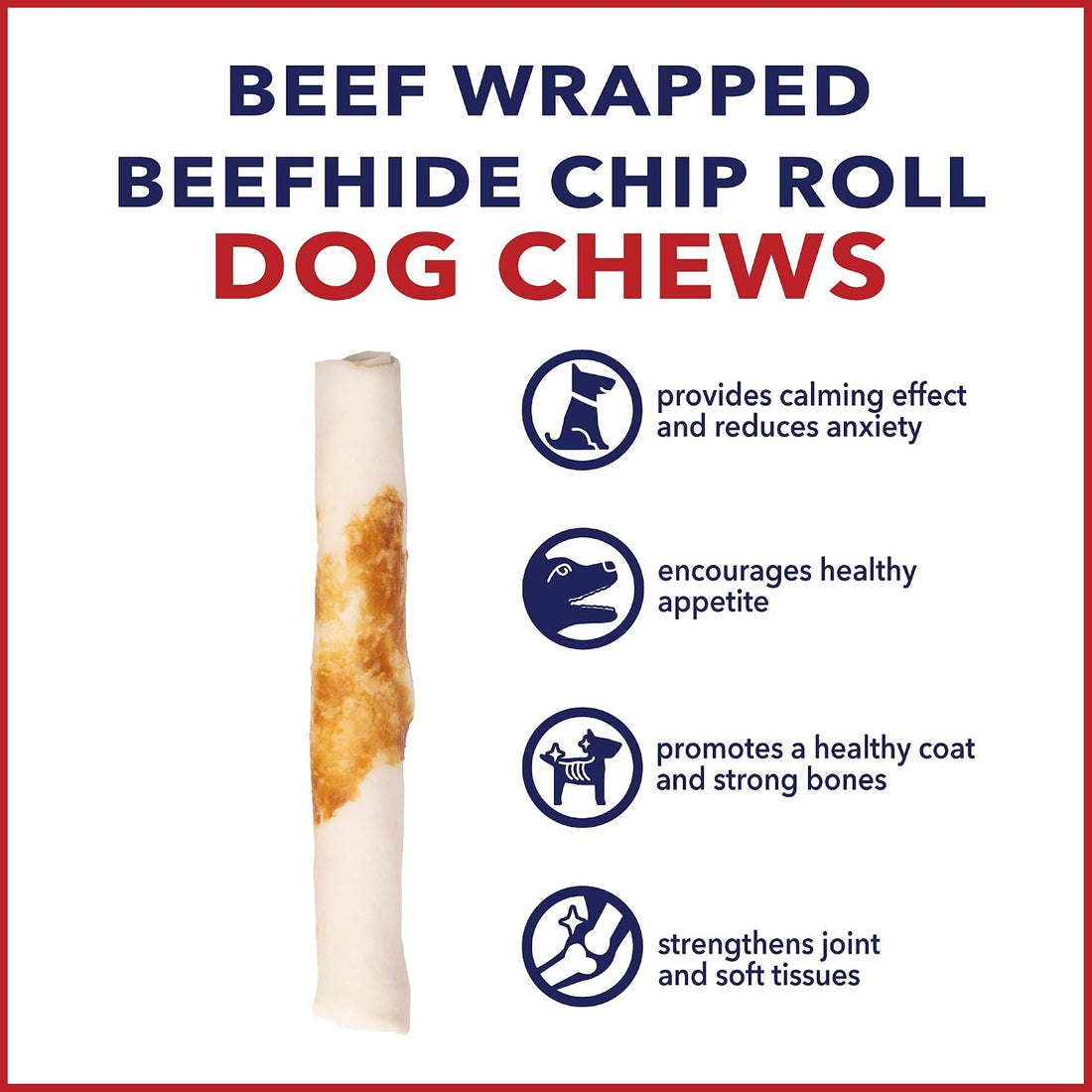 Pet Factory Twistedz American Beefhide 5" Chip Rolls Dog Chew Treats