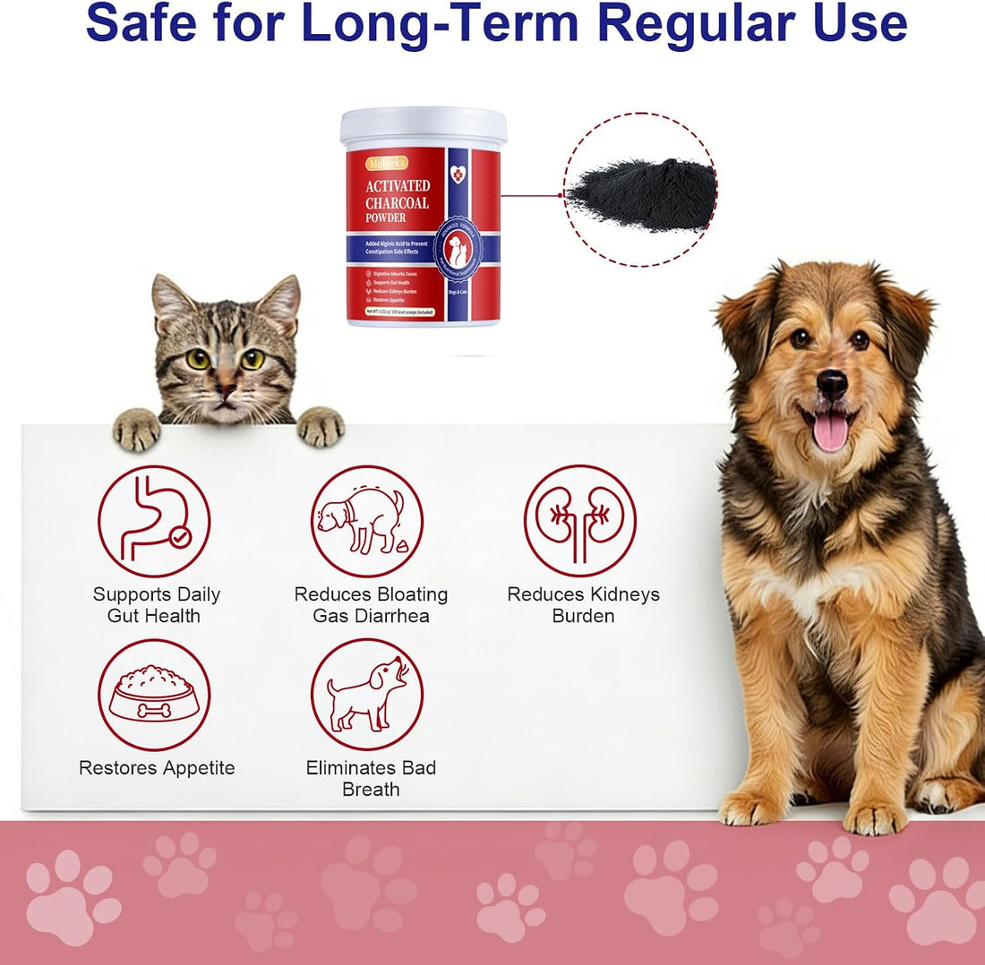 Activated Charcoal Powder for Dogs Cats
