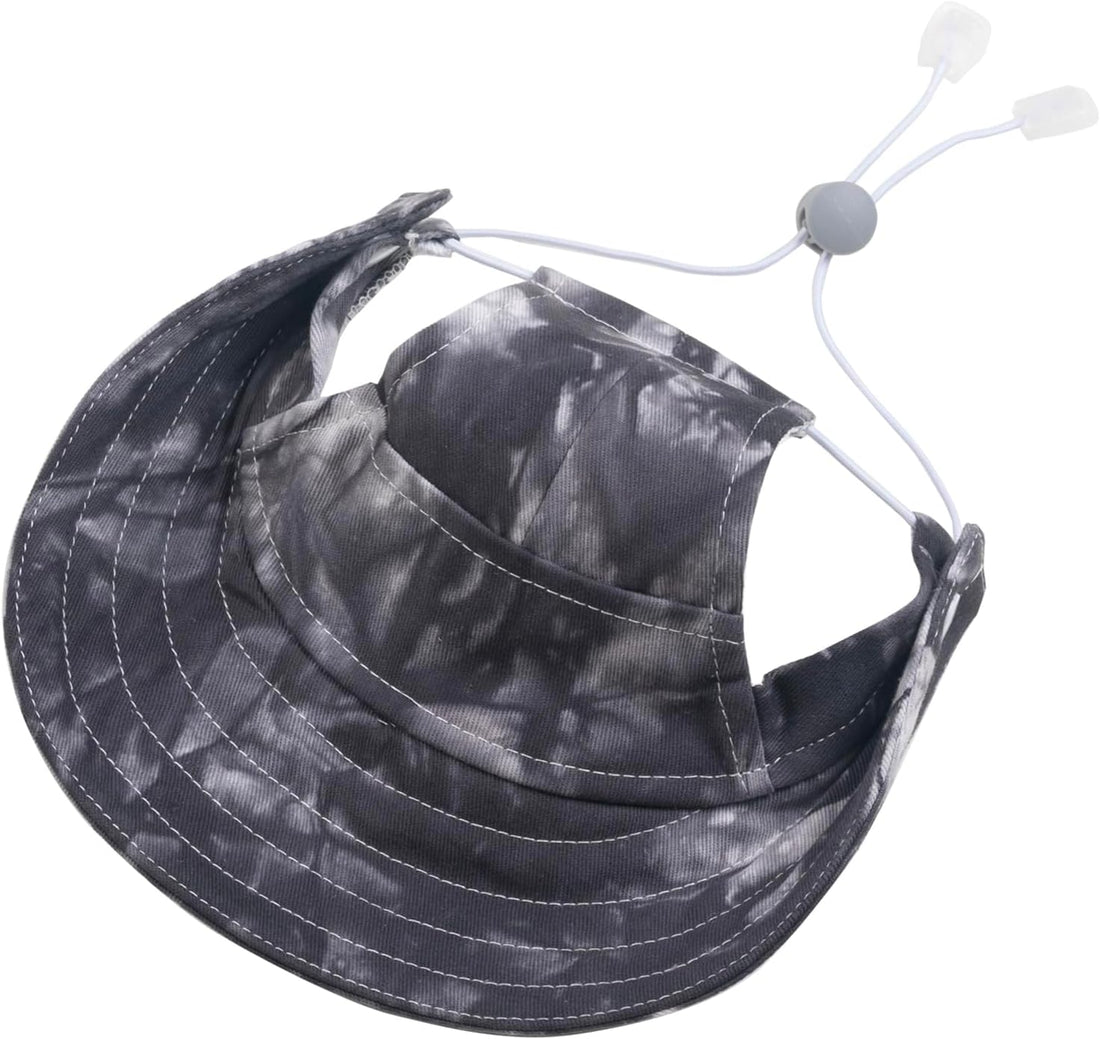 Tie-Dye Dog Baseball Hat with Ear Holes