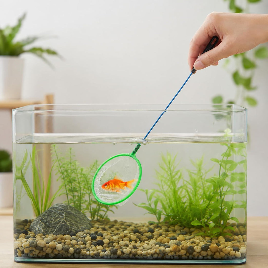 4PCS Aquarium Fish Nets, Plastic Artemia Sieves, 12.6Inch