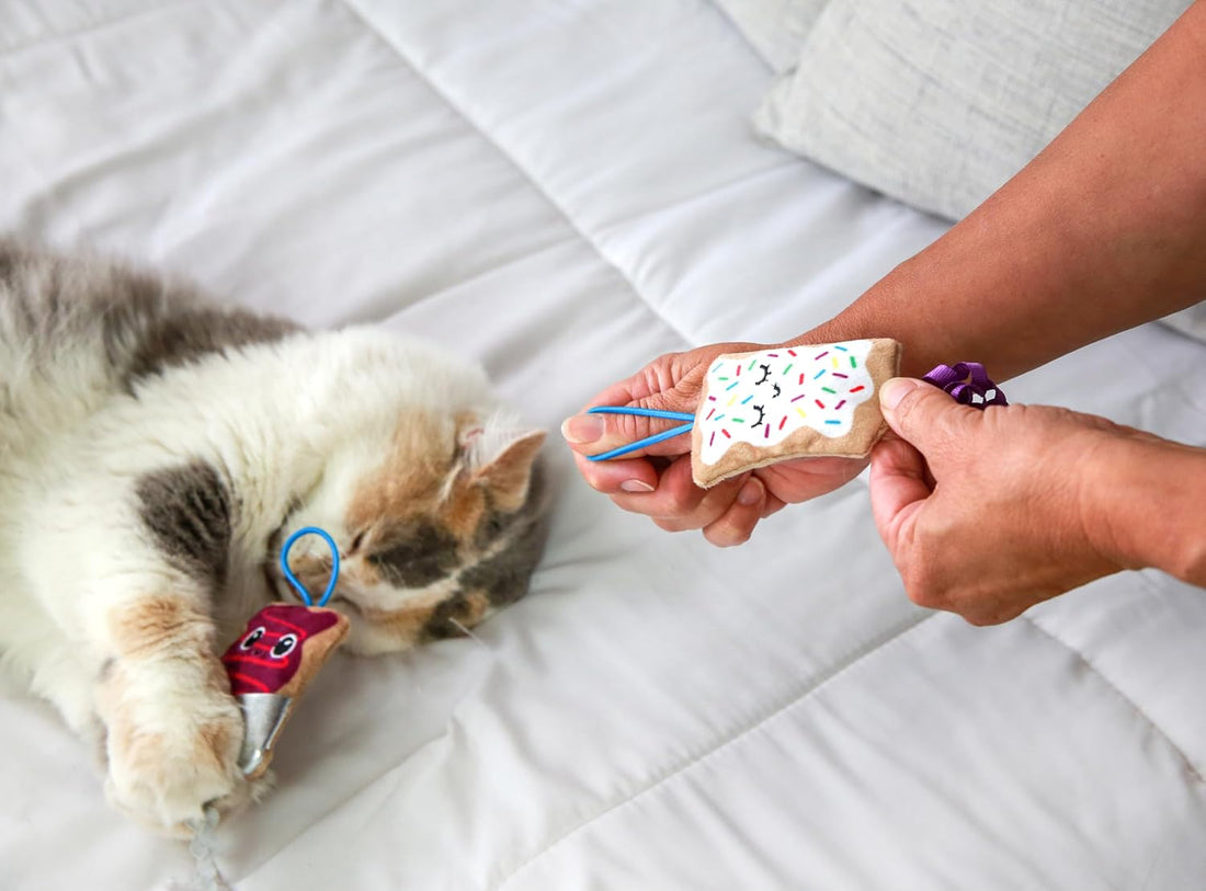 Quirky Kitty Flingin Purr Tarts Catnip Filled Interactive Cat Toys