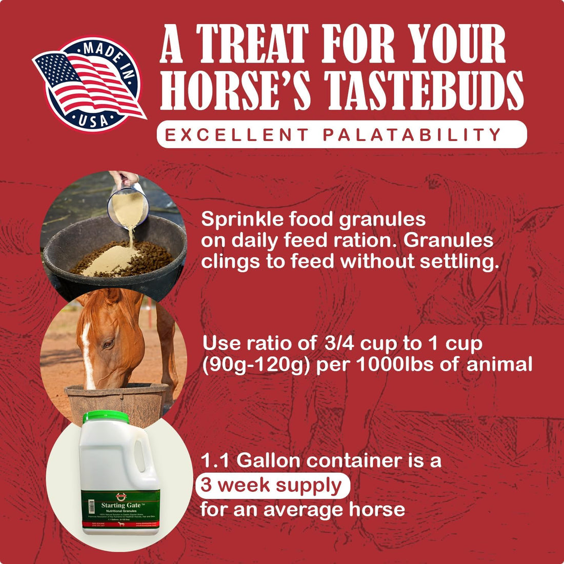 SBS Equine Starting Gate Granules