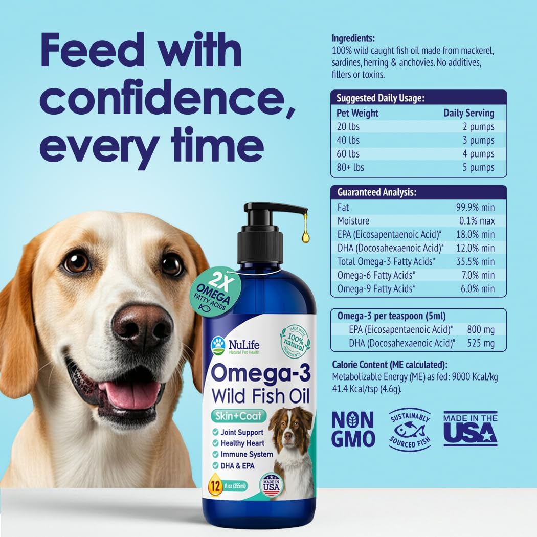 Wild Omega 3 Fish Oil for Dogs