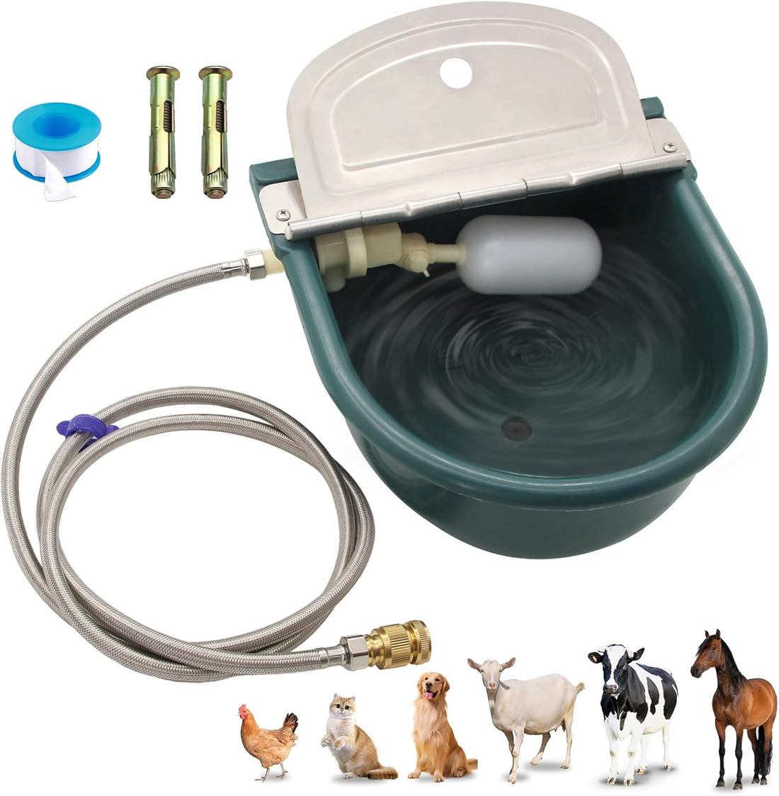 Automatic Water Bowl Livestock Waterer for Horse Cattle Goat Sheep Dog