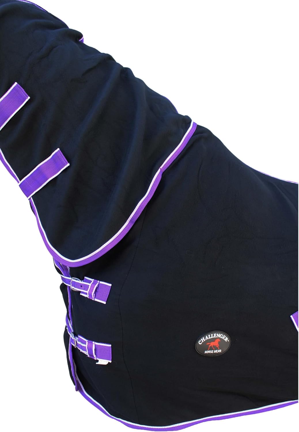 Challenger Horse Sheet Polar Fleece Cooler Exercise Blanket Wicks