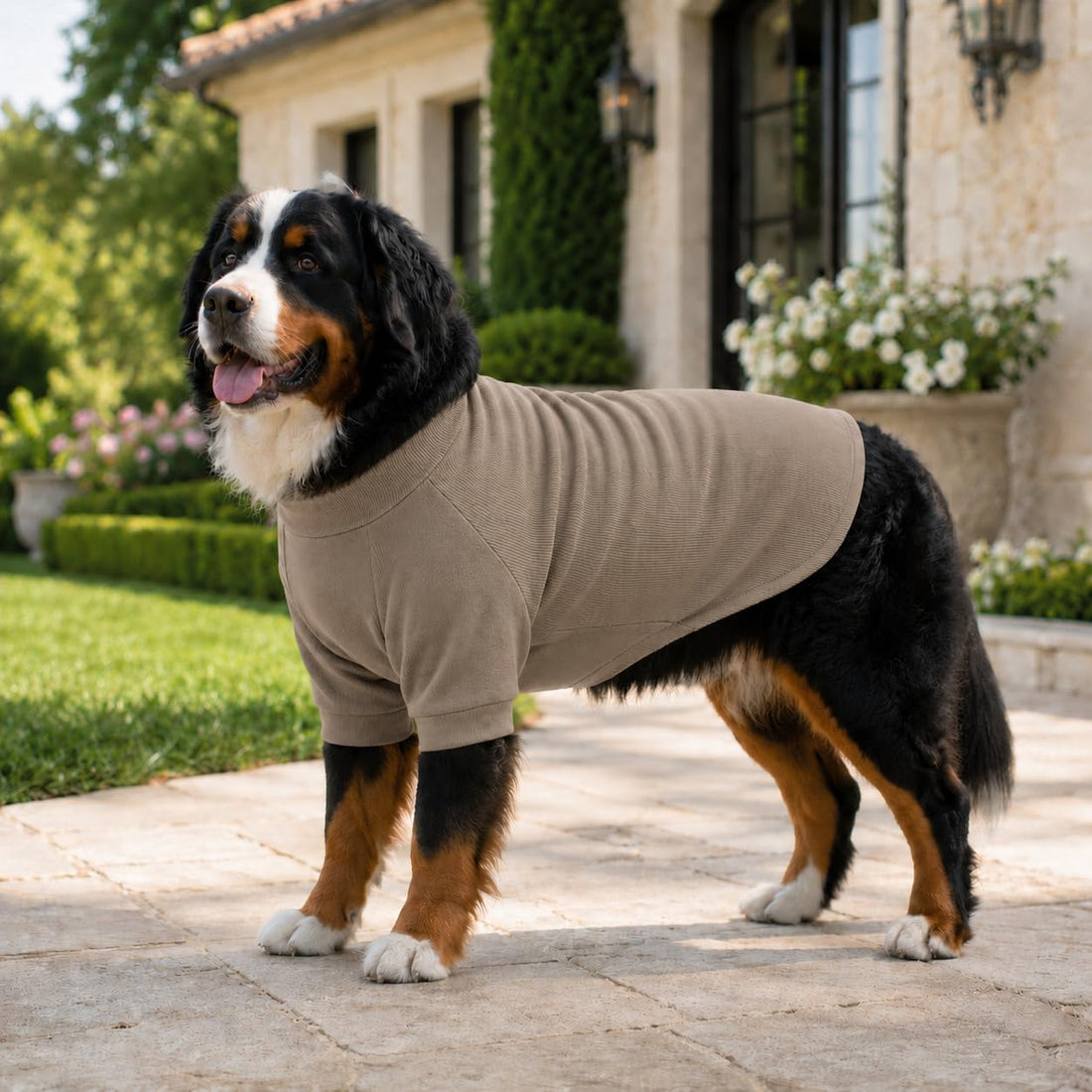 Lovelonglong Ribbed Dog T-Shirt Cotton Knitted Dog Sweaters for All
