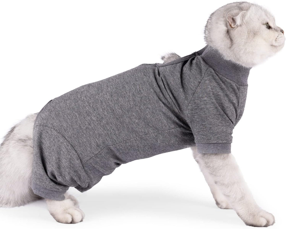 LIANZIMAU Cat Surgical Recovery Suit Professional for Male Female Dog