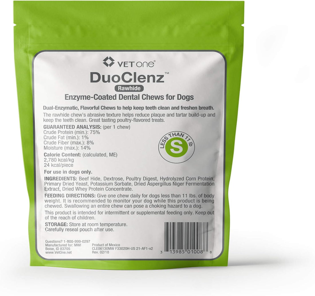 VetOne DuoClenz Dental Chews for Dogs