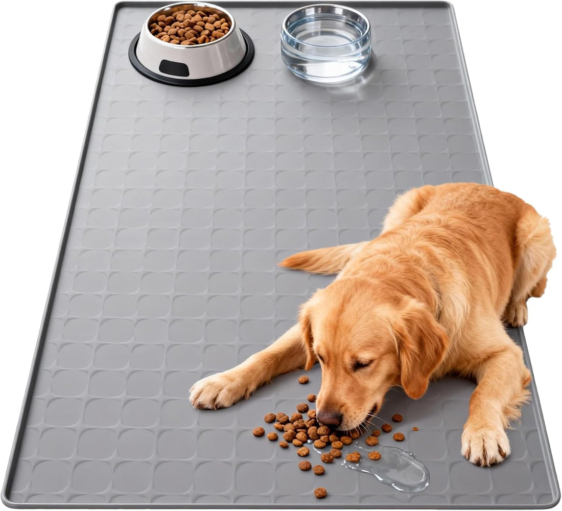 Dog Food Mat for Floors Waterproof