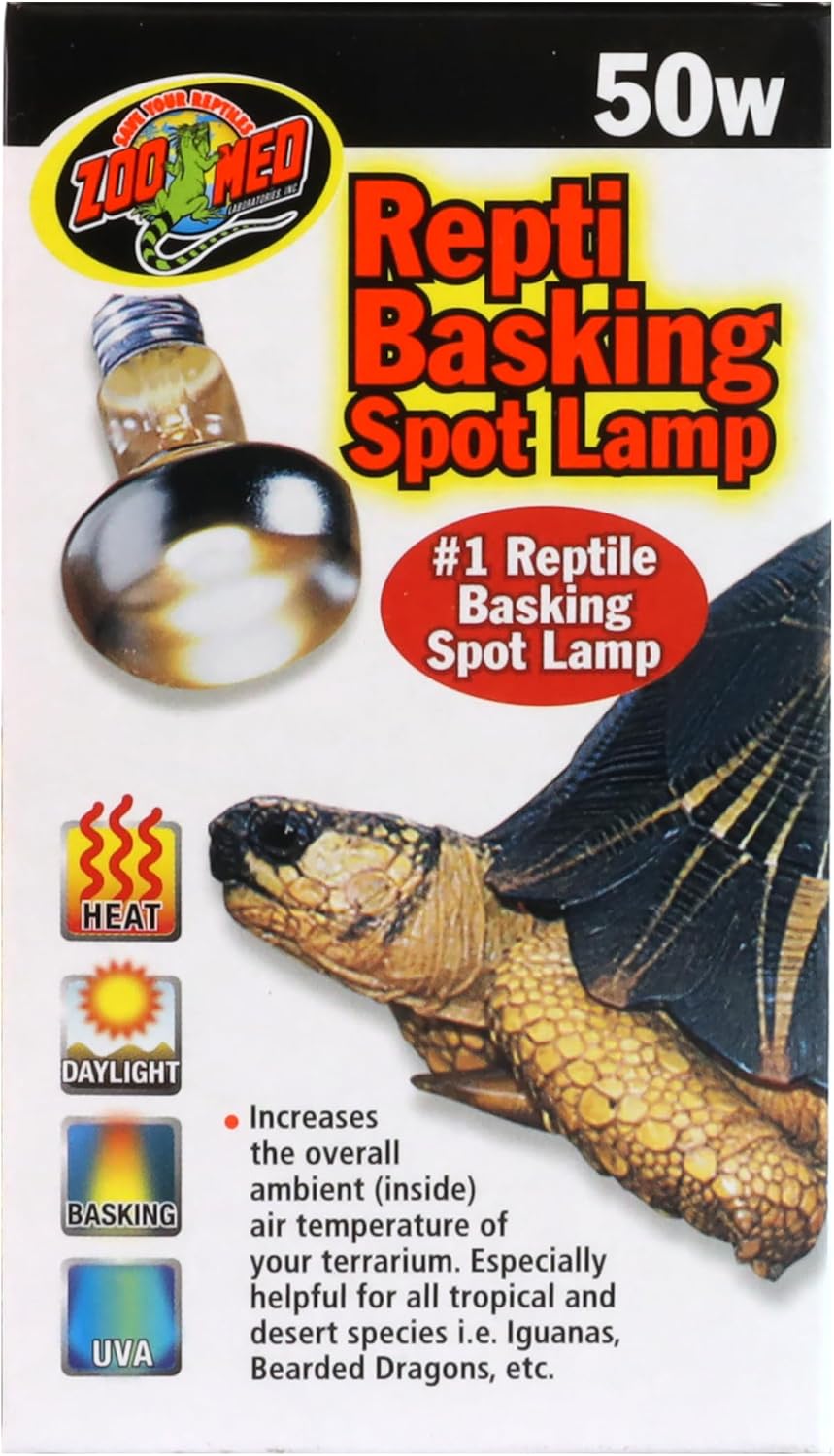 Zoo Med Repti Basking Lamp 50 Watt for Reptiles