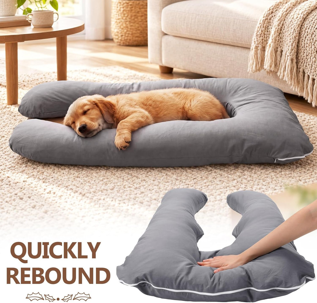 Mifoci Dog Sleeping Pillow for Large & Medium Dogs Calming Body Pillow