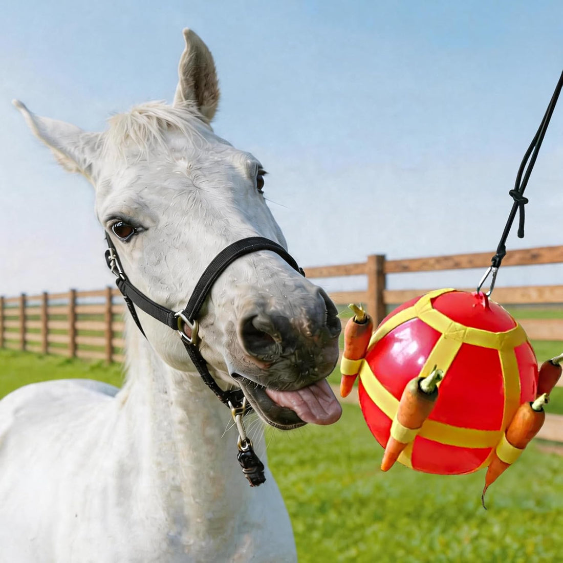 Horse Treat Ball & Horse Stall Toys