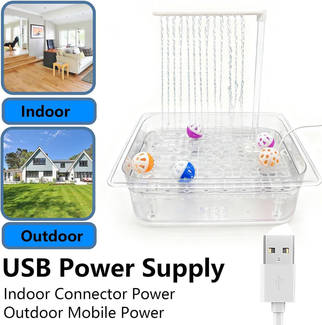 Parakeet Bird Bath with Pump,Large Automatic Parrot Bathtub Shower