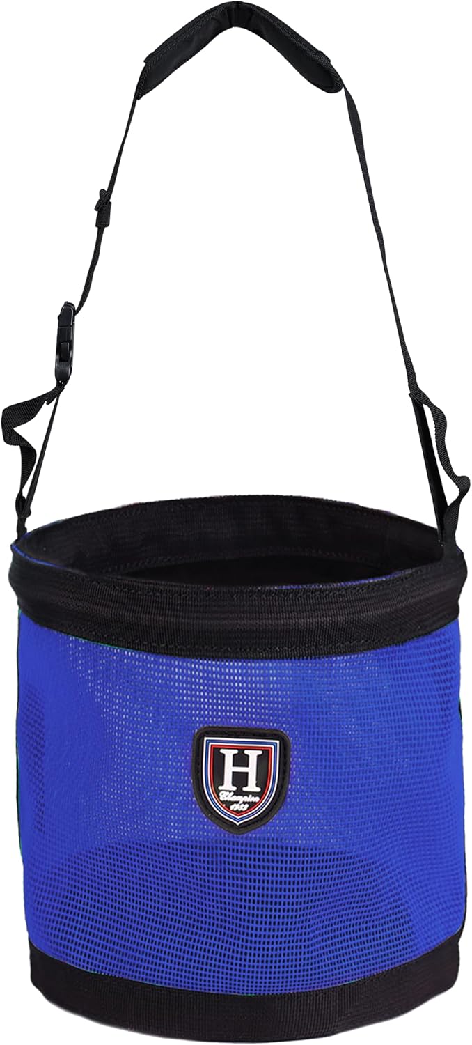 Harrison Howard Horse Muzzle Feed Bag, Breathable Mesh Grain Feed Bag