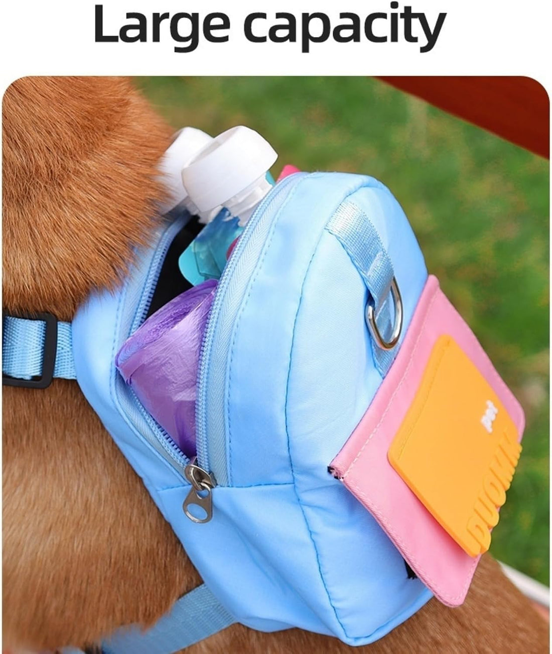 Backpack for Small Dogs to Wear,Dog Backpack with Leash