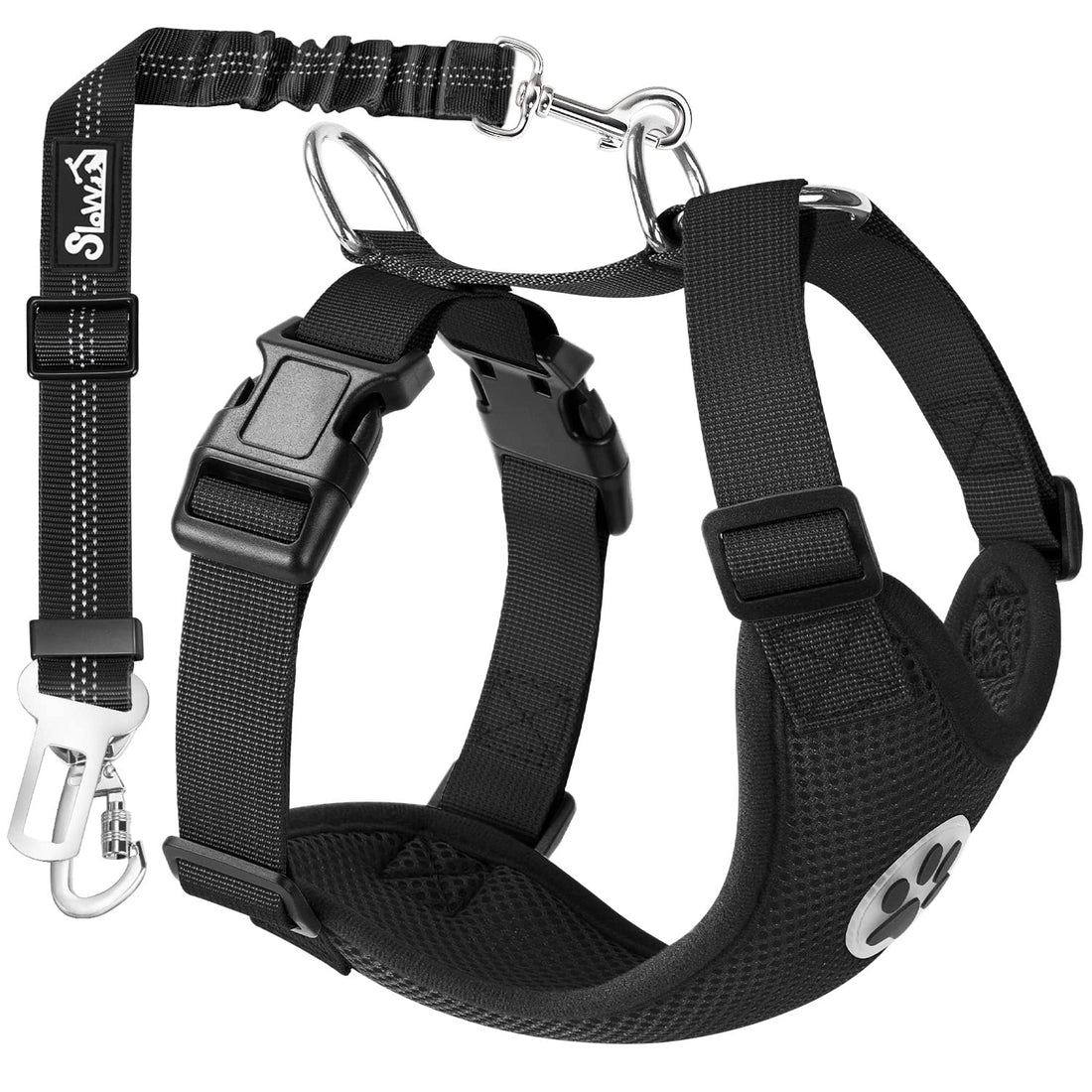 SlowTon Dog Seat Belt Harness for Car
