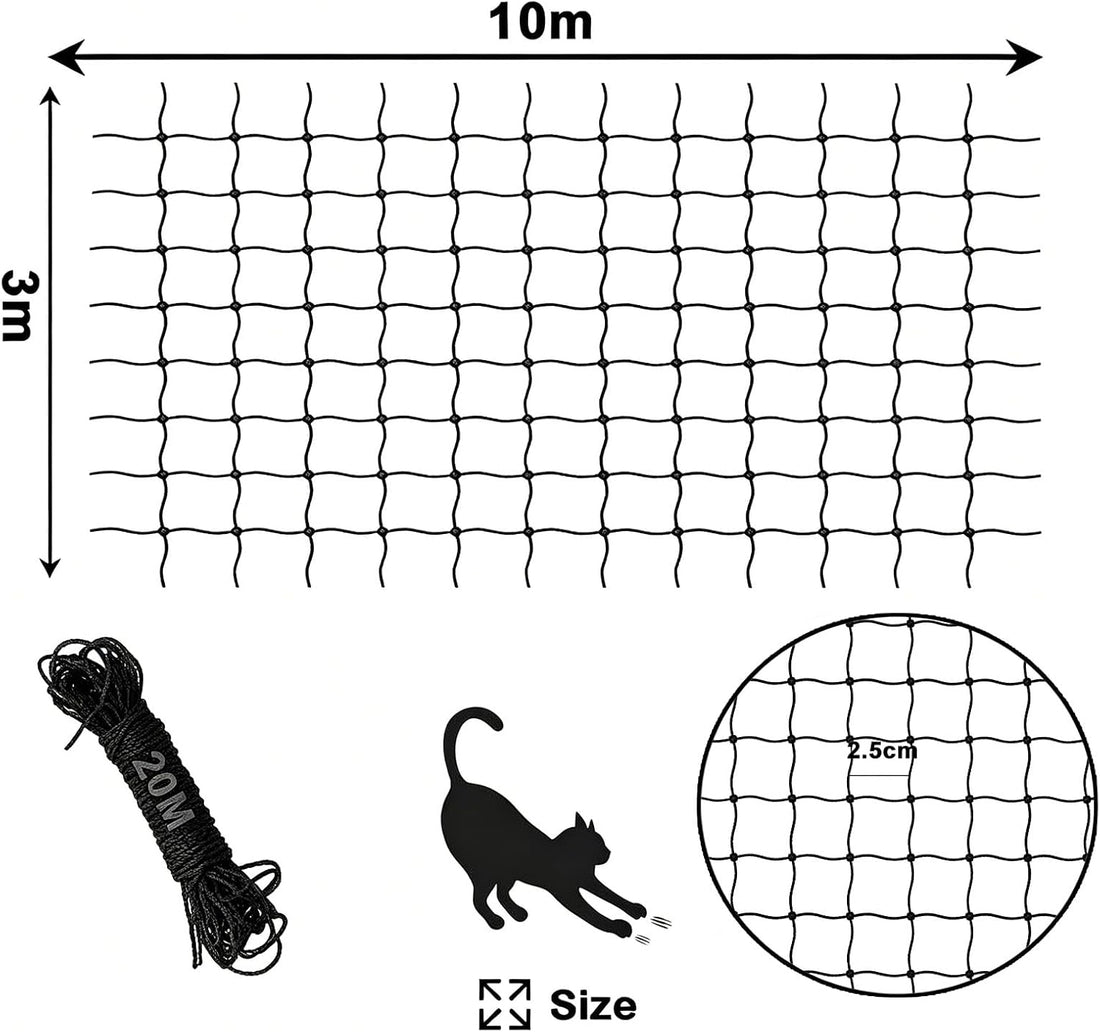 Cat Netting Balcony Netting for Apartment Anti-Fall Fence Net Pet