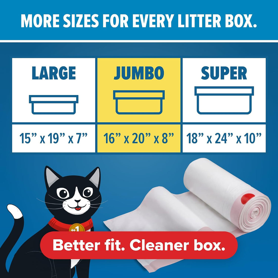 Jonny Cat Litter Box Liners: Heavy Duty - Tear & Leak Resistant