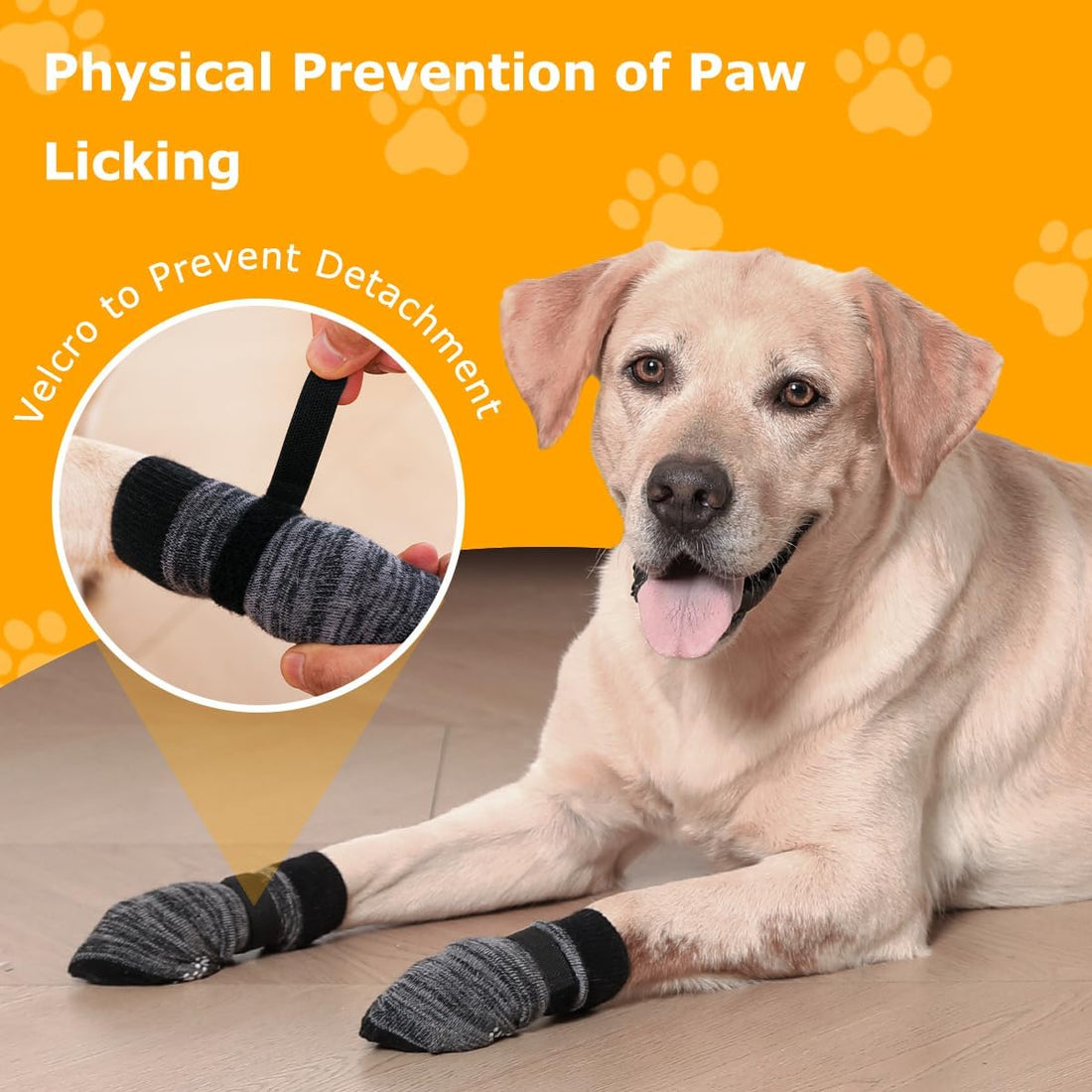 Dog Socks 12 Pack to Prevent Licking Paws
