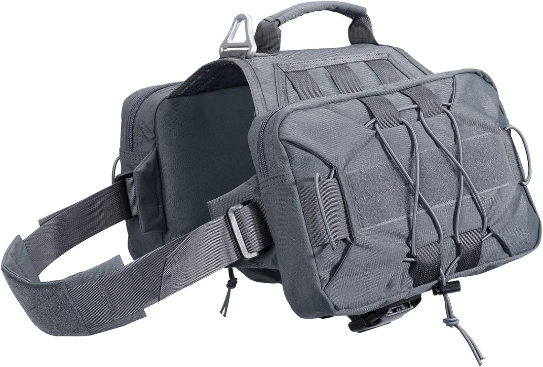 EXCELLENT ELITE SPANKER Nylon Dog Backpack with 2 Side Pockets