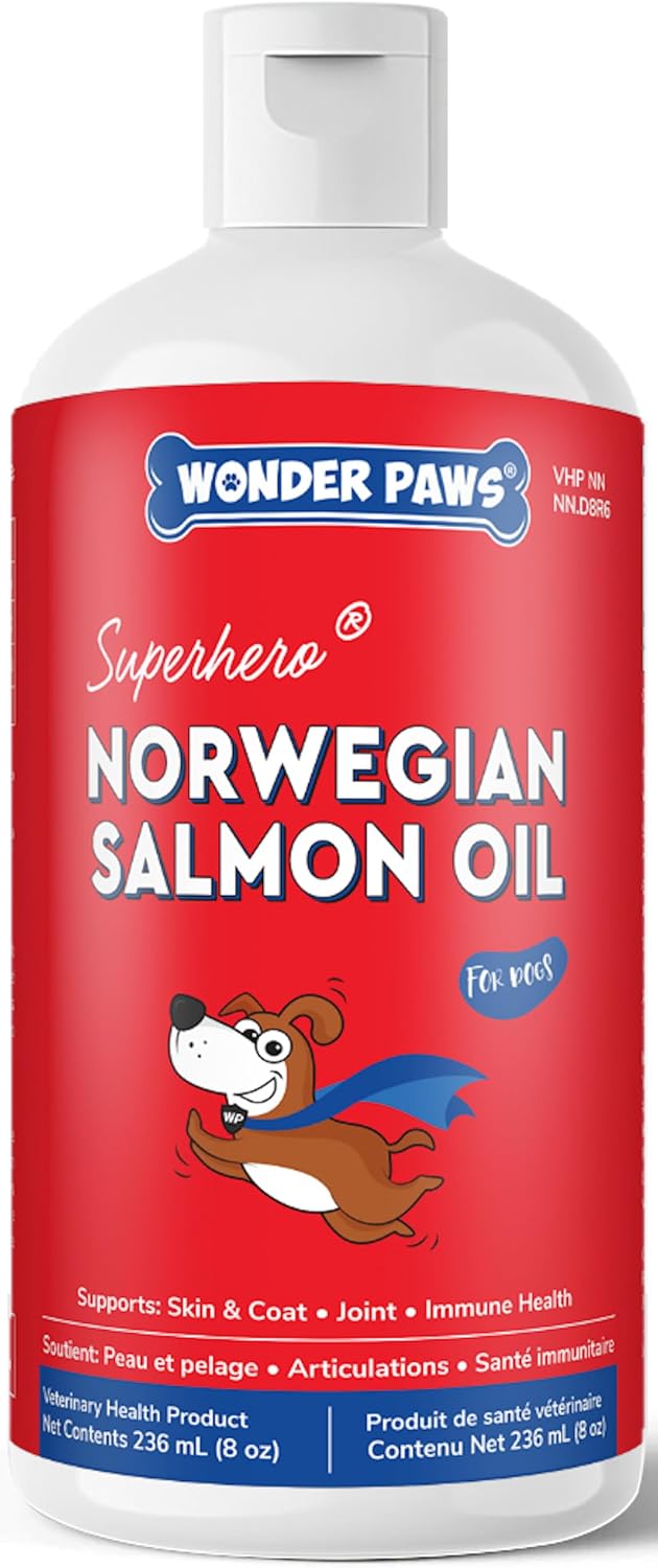 Premium Salmon Oil for Dogs – Pure Norwegian Salmon Oil High in Omega