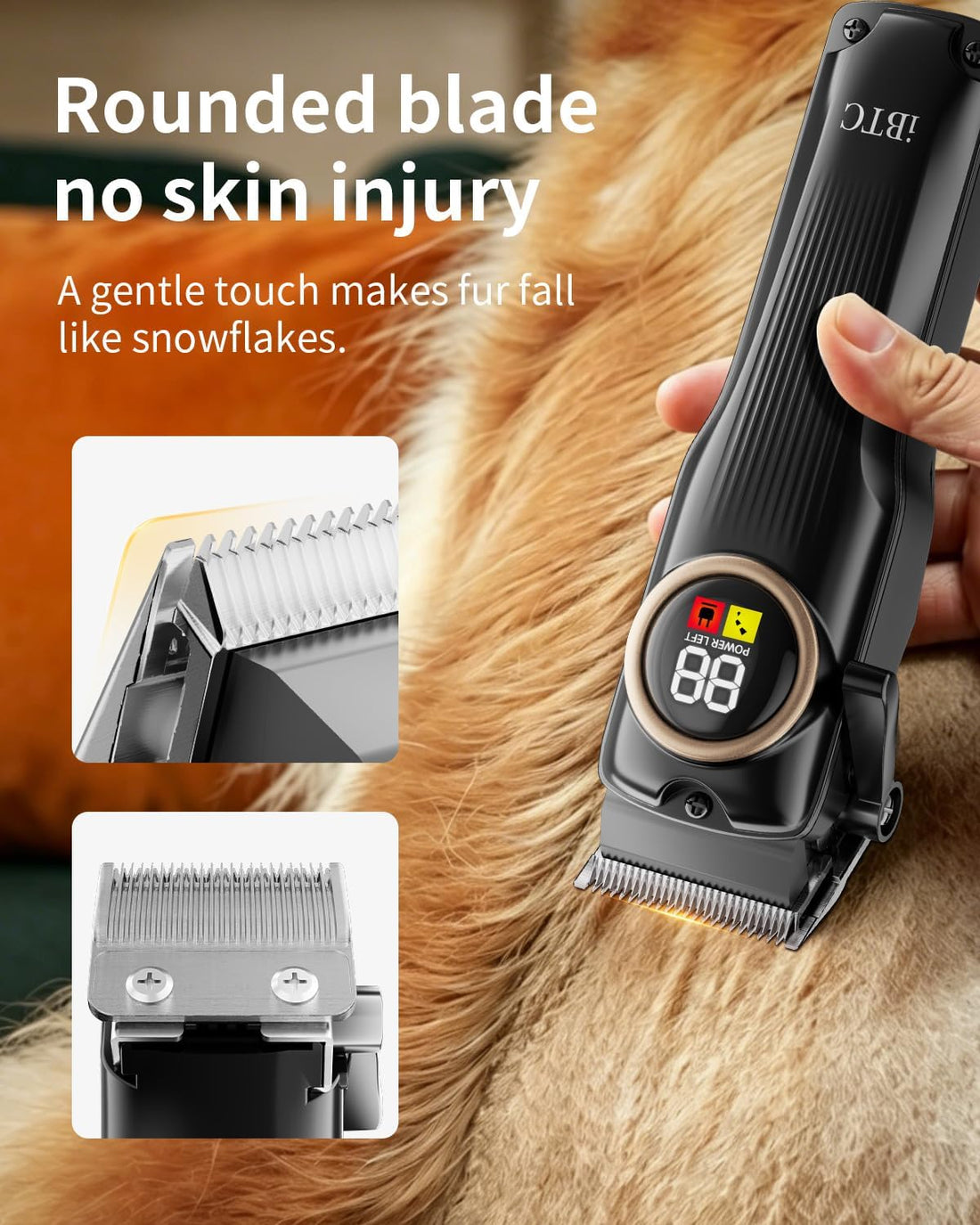 iBTC Professional Dog Grooming Clippers Kit