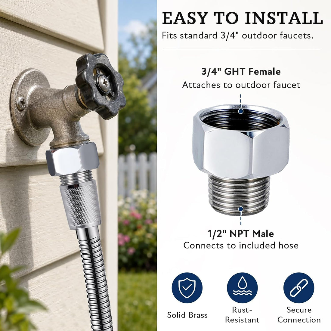 G-Promise 3 Mode Dog Wash Shower Attachment with Pause Mode